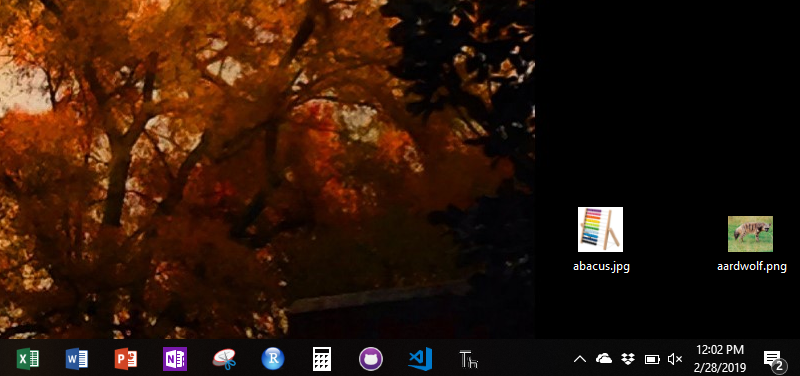 Windows desktop