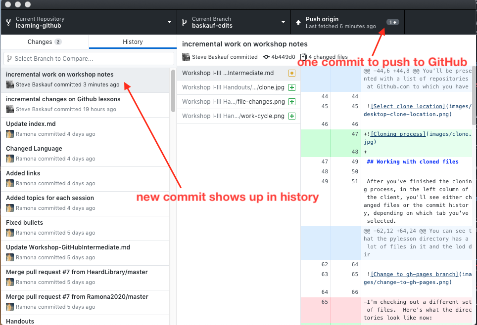 github desktop command line